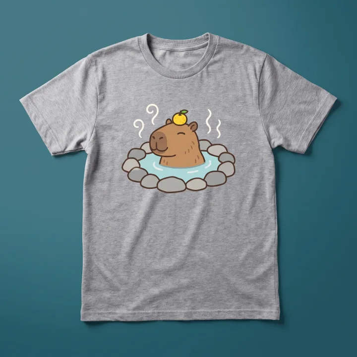 The capybara design as the Etsy listing photo